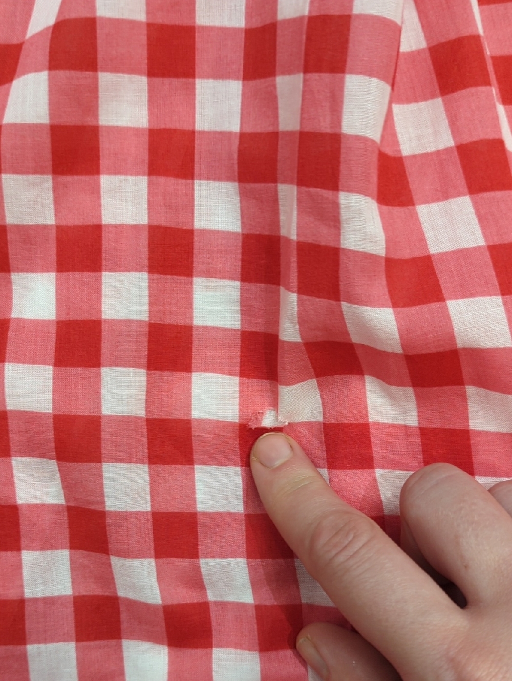Asos Gingham Picnic Red And White Check Button Down Maxi Sun Dress - Picture 4 of 12